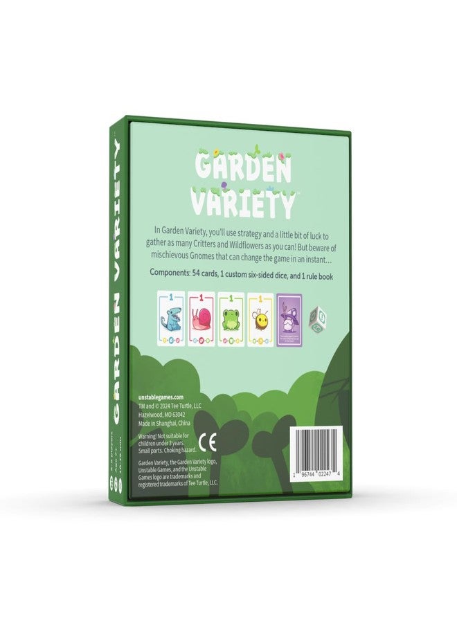 Unstable Games لعبة Unstable Games - Garden Variety الأساسية - لعبة ورق مميزة وسهلة التعلم للأطفال والمراهقين والبالغين - من 2 إلى 5 لاعبين، للأعمار من 7 سنوات فما فوق - Image 4